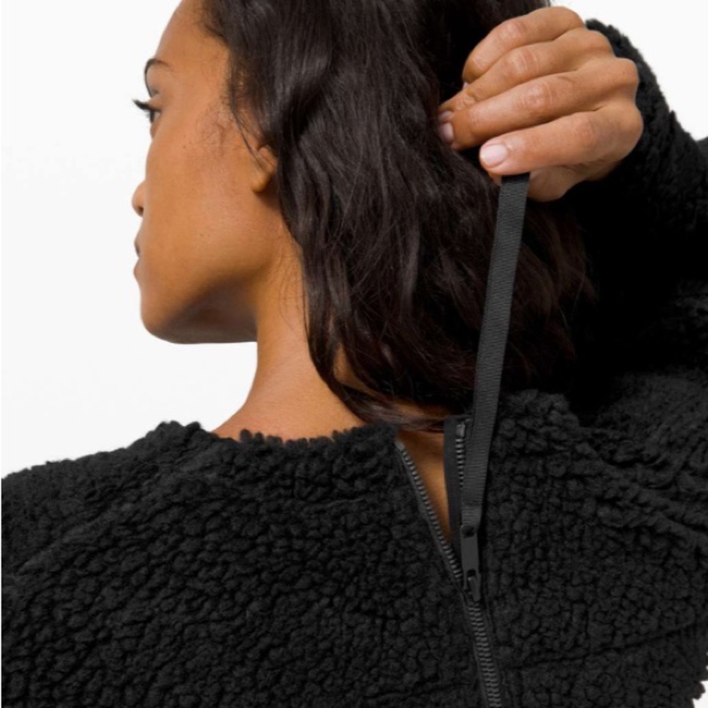 Lululemon Wool Whenever Pullover Boxy Sherpa Back… - image 3